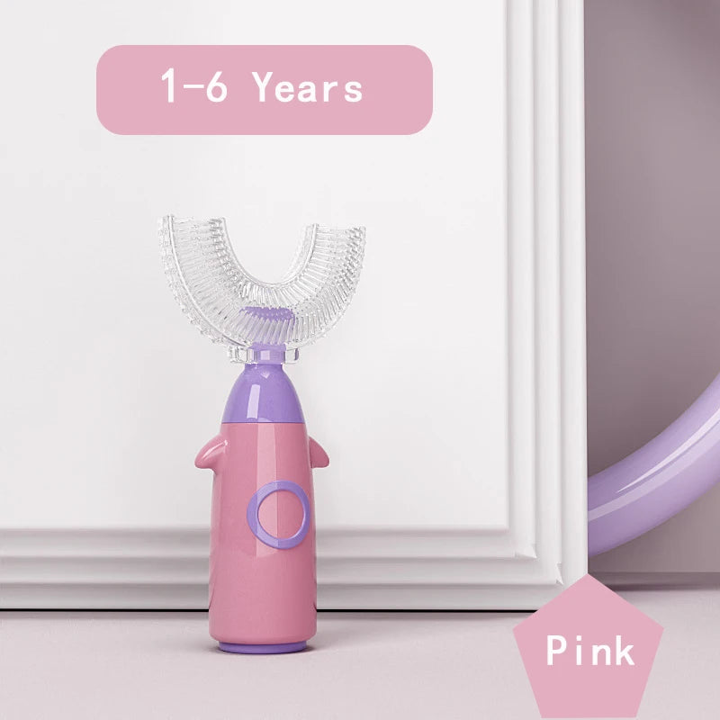 U Child Toothbrush for Children 360 Kids Toothbrush for Kids Silicone Baby Toothbrushes 1-12 Years