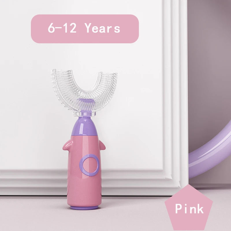 U Child Toothbrush for Children 360 Kids Toothbrush for Kids Silicone Baby Toothbrushes 1-12 Years