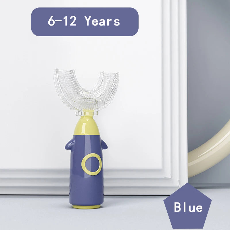 U Child Toothbrush for Children 360 Kids Toothbrush for Kids Silicone Baby Toothbrushes 1-12 Years