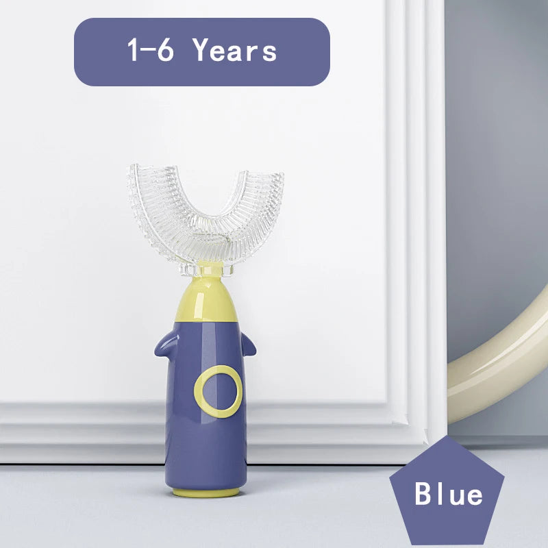 U Child Toothbrush for Children 360 Kids Toothbrush for Kids Silicone Baby Toothbrushes 1-12 Years